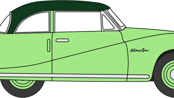 Austin A90 Atlantic Saloon - Остин - чертежи, габариты, рисунки автомобиля