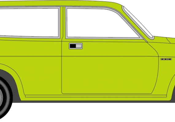 Austin Allegro Estate (1975) - Austin - drawings, dimensions, pictures of the car