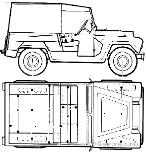 Austin Gipsy S4 - Austin - drawings, dimensions, pictures of the car