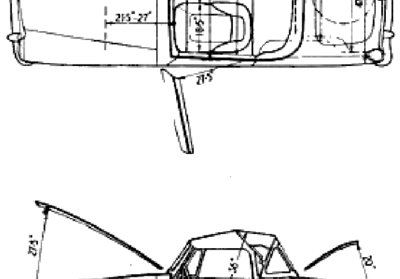 Austin Healey Sprite Mk III (1964) - Остин - чертежи, габариты, рисунки автомобиля