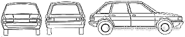 Austin Maestro (1985) - Austin - drawings, dimensions, pictures of the car