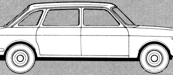 Austin Maxi 1750 HLS (1981) - Остин - чертежи, габариты, рисунки автомобиля