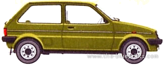 Austin Metro 3-Door (1983) - Austin - drawings, dimensions, pictures of the car