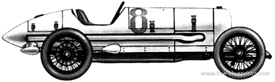 Austro-Daimler GP (1921) - Разные автомобили - чертежи, габариты, рисунки автомобиля