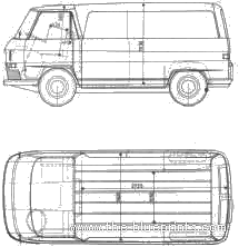 Auto Union Van (1963) - Авто Юнион - чертежи, габариты, рисунки автомобиля