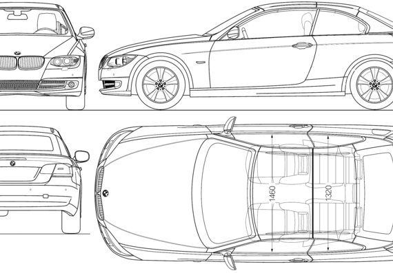 BMW 3-Series Convertible (2013) - BMW - drawings, dimensions, pictures of the car