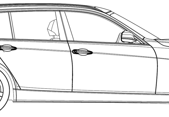 BMW 3-Series Mk.VI Touring (2013) - BMW - drawings, dimensions, pictures of the car