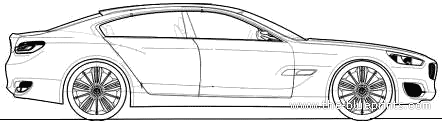 BMW CS Concept (2008) - БМВ - чертежи, габариты, рисунки автомобиля