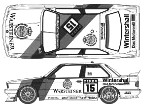 BMW M3 Sport Evo (E30) - BMW - drawings, dimensions, pictures of the car