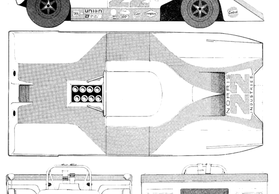 BRM P154 Can-Am (1970) - БРМ - чертежи, габариты, рисунки автомобиля