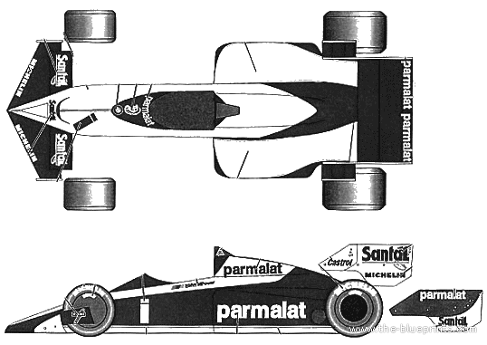 BT53 (1984) - Various cars - drawings, dimensions, pictures of the car