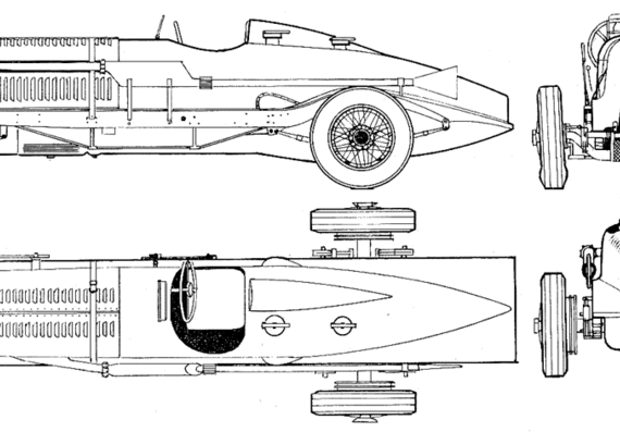 Bentley 4.5 - Bentley - drawings, dimensions, pictures of the car