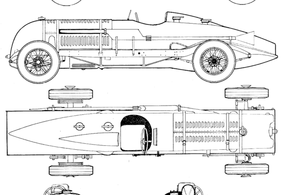Bentley 4.5 Litre (1929) - Bentley - drawings, dimensions, pictures of the car