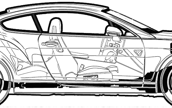 Bentley Continental GT (2004) - Bentley - drawings, dimensions, pictures of the car