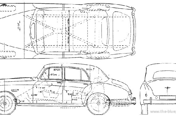 Bentley Mk VIII - Бентли - чертежи, габариты, рисунки автомобиля