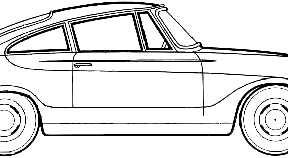 Bond Equipe GT (1963) - Разные автомобили - чертежи, габариты, рисунки автомобиля