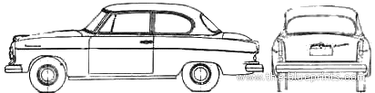 Borgward Isabella Argentina (1962) - Bogward - drawings, dimensions, pictures of the car