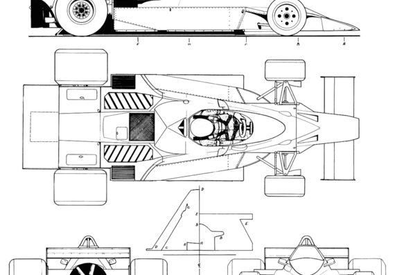 Brabham BT 46 B - Брэбхем - чертежи, габариты, рисунки автомобиля