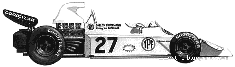 Brabham Ford BT37 F1 (1972) - Brabham - drawings, dimensions, pictures of the car