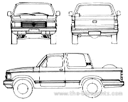Brasinca Andaluz - Разные автомобили - чертежи, габариты, рисунки автомобиля