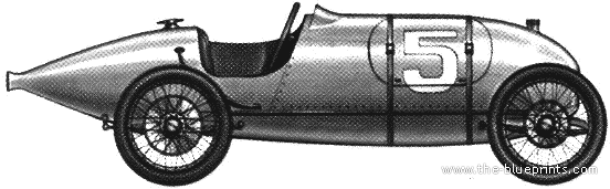 Bugatti Type 30 GP (1922) - Bugatti - drawings, dimensions, pictures of the car