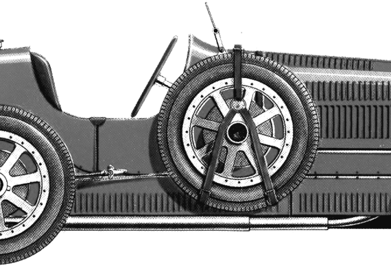 Bugatti Type 35 GP (1930) - Bugatti - drawings, dimensions, pictures of the car