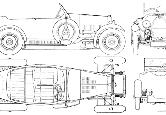Bugatti Type 40 - Bugatti - drawings, dimensions, pictures of the car