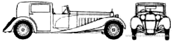 Bugatti Type 41 Royale (1931) - Bugatti - drawings, dimensions, pictures of the car