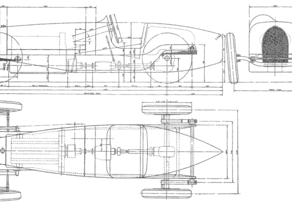 Bugatti Type 59 - Bugatti - drawings, dimensions, pictures of the car