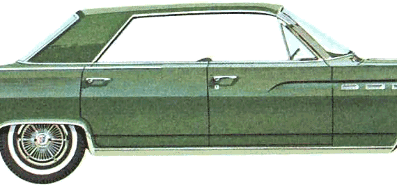 Buick Electra 225 4-Door Hardtop (1963) - Buick - drawings, dimensions, pictures of the car