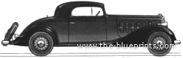 Buick Series 33 Sixty-Six S Sport Coupe (1933) - Бьюик - чертежи, габариты, рисунки автомобиля