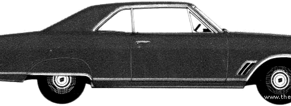 Buick Skylark Coupe (1967) - Бьюик - чертежи, габариты, рисунки автомобиля