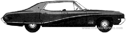 Buick Skylark Custom 4-Door Hardtop (1968) - Buick - drawings, dimensions, pictures of the car