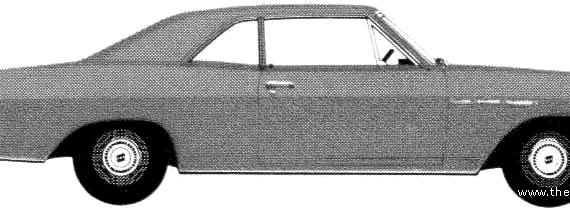 Buick Special Coupe (1967) - Бьюик - чертежи, габариты, рисунки автомобиля