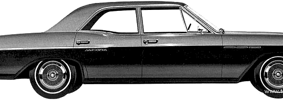 Buick Special Deluxe 4-Door Sedan (1966) - Buick - drawings, dimensions, pictures of the car