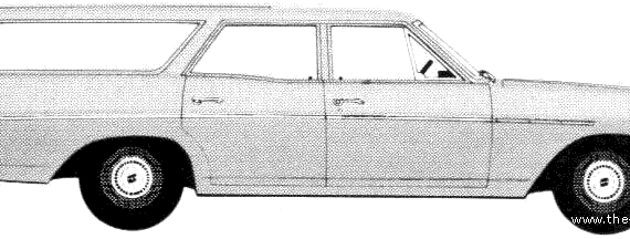 Buick Special Deluxe Station Wagon (1967) - Buick - drawings, dimensions, pictures of the car