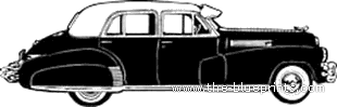 Cadillac 60 Special (1948) - Кадиллак - чертежи, габариты, рисунки автомобиля