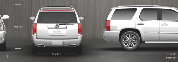Cadillac Escalade (2014) - Cadillac - drawings, dimensions, pictures of the car