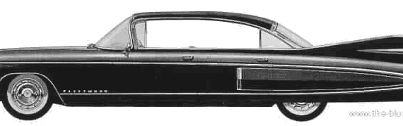 Cadillac Fleetwood Sixty Special Sedan (1959) - Кадиллак - чертежи, габариты, рисунки автомобиля