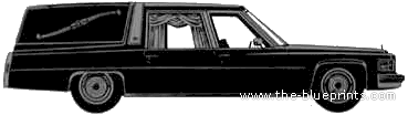 Cadillac Hearse (1978) - Cadillac - drawings, dimensions, pictures of the car