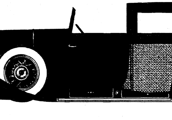 Cadillac V16 Town Limousine (1930) - Кадиллак - чертежи, габариты, рисунки автомобиля
