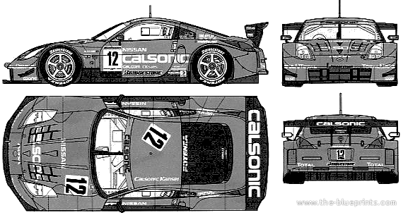 Calsonic Impul Z - Nissan - drawings, dimensions, pictures of the car