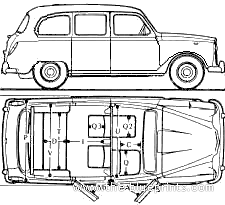 Carbodies FL2R London Limousine - Разные автомобили - чертежи, габариты, рисунки автомобиля