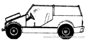 Cavaro Rodeo Pick-up Argentina (1974) - Cavaro - drawings, dimensions, pictures of the car