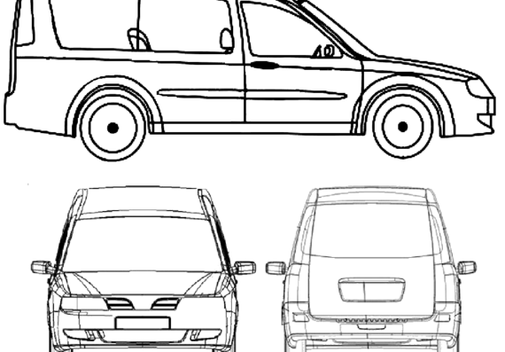 Chery Karry (2006) - Various cars - drawings, dimensions, pictures of the car