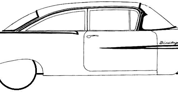 Chevrolet Biscayne 2-Door Sedan (1959) - Chevrolet - drawings, dimensions, pictures of the car