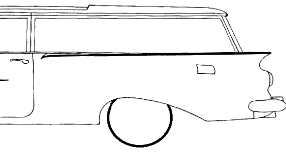 Chevrolet Biscayne Sedan Delivery (1959) - Chevrolet - drawings, dimensions, pictures of the car