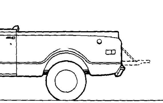 Chevrolet Blazer Soft Top (1970) - Chevrolet - drawings, dimensions, pictures of the car