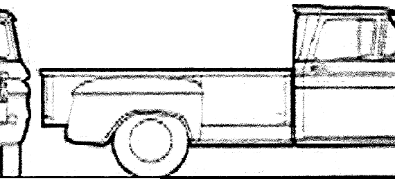 Chevrolet CK Pick-Up (1961) - Chevrolet - drawings, dimensions, pictures of the car