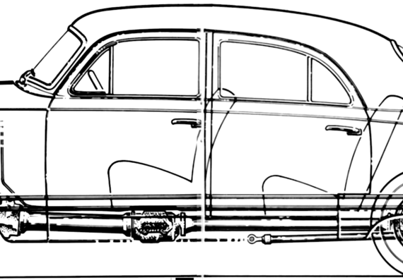 Chevrolet Cadet Prototype (1947) - Шевроле - чертежи, габариты, рисунки автомобиля